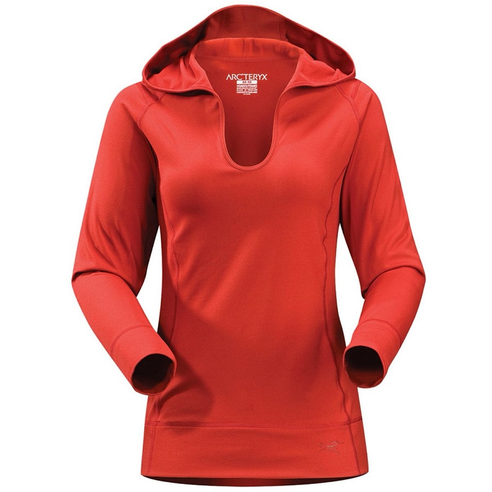 Arc'teryx Escala Hooded Top - Long-Sleeve - red large